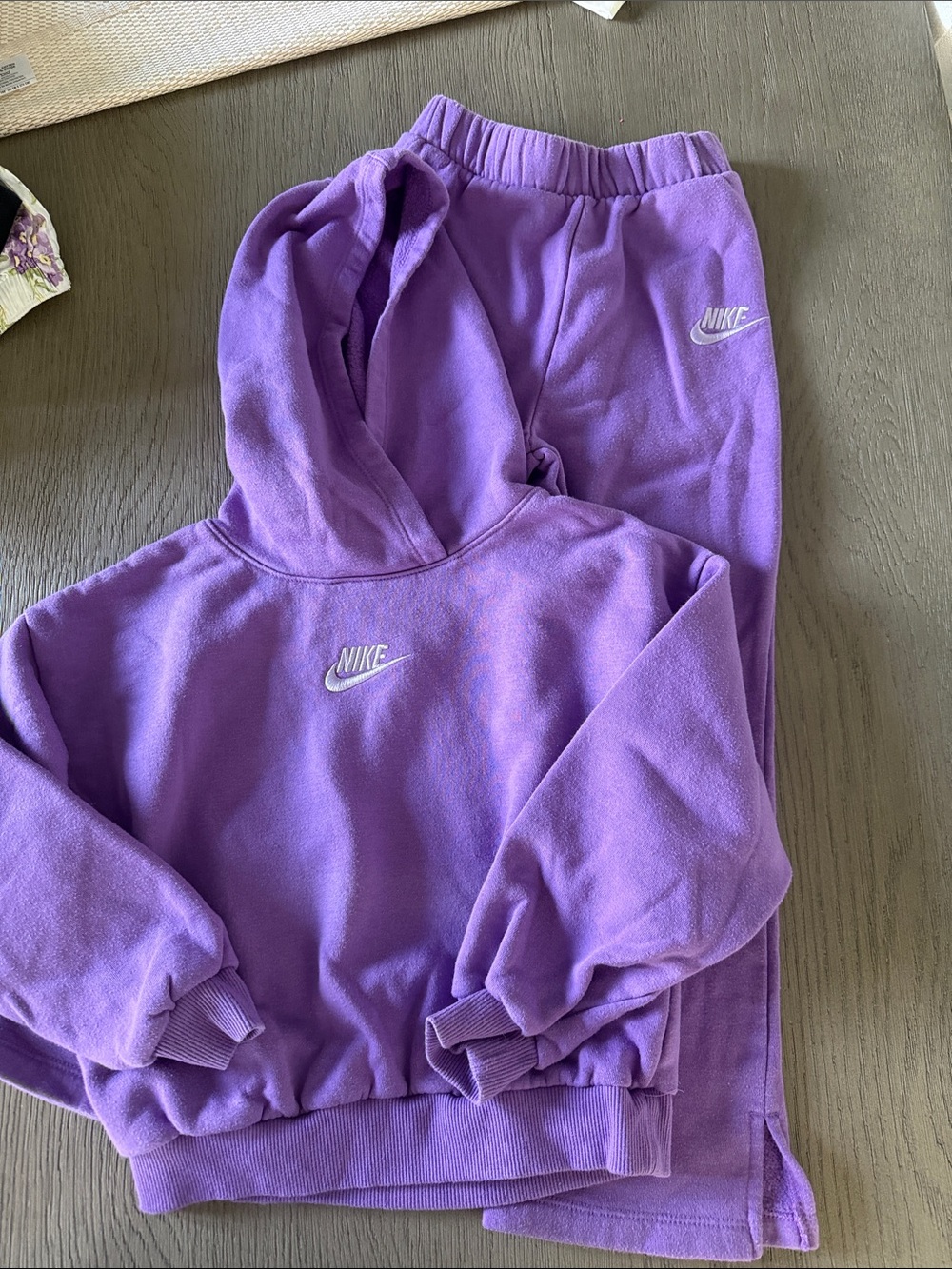 Nike Lavender Purple Hoodie and Sweatpants Set size 6x